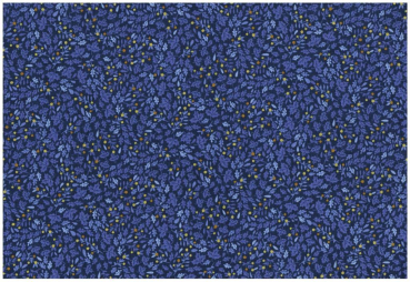 Hedgerow leaves blue